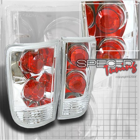 Overtime Altezza Tail Lights for 95 to 04 Chevrolet Blazer- Chrome - 5 x 12 x 15 in. OV3756083